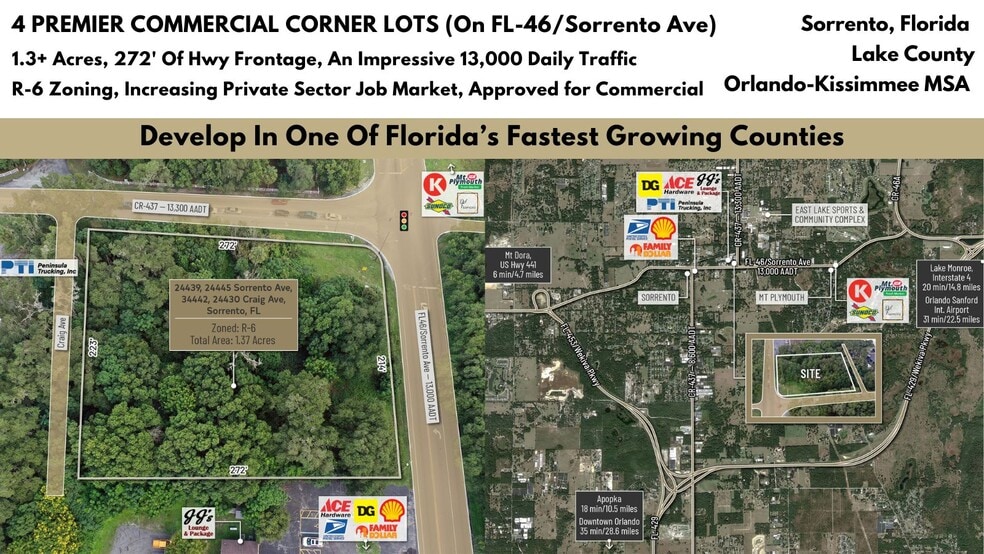 24439 Craig Ave, Sorrento, FL for sale - Building Photo - Image 1 of 14