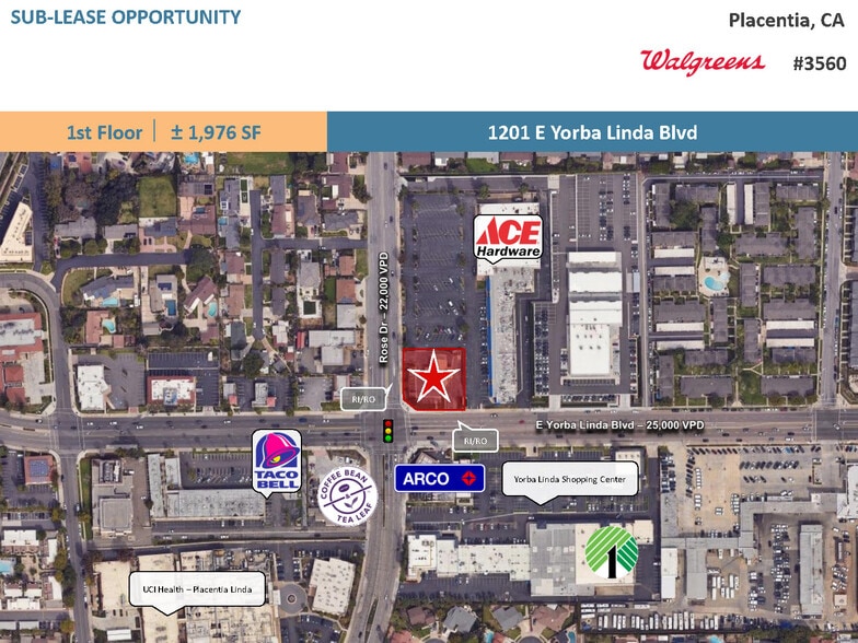 1201 E Yorba Linda Blvd, Placentia, CA for lease - Building Photo - Image 2 of 8