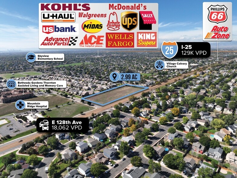 128th Ave & Hudson Street St, Thornton, CO for sale - Building Photo - Image 2 of 15