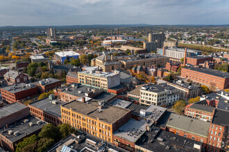 100 Merrimack St, Lowell, MA - aerial  map view