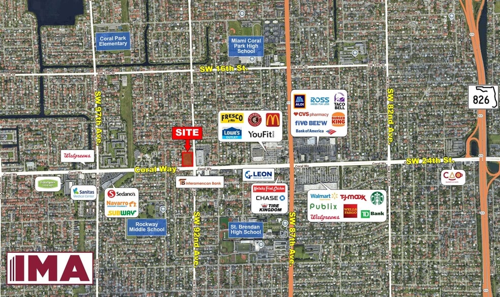 9201 SW 24th St, Miami, FL for lease - Aerial - Image 2 of 5