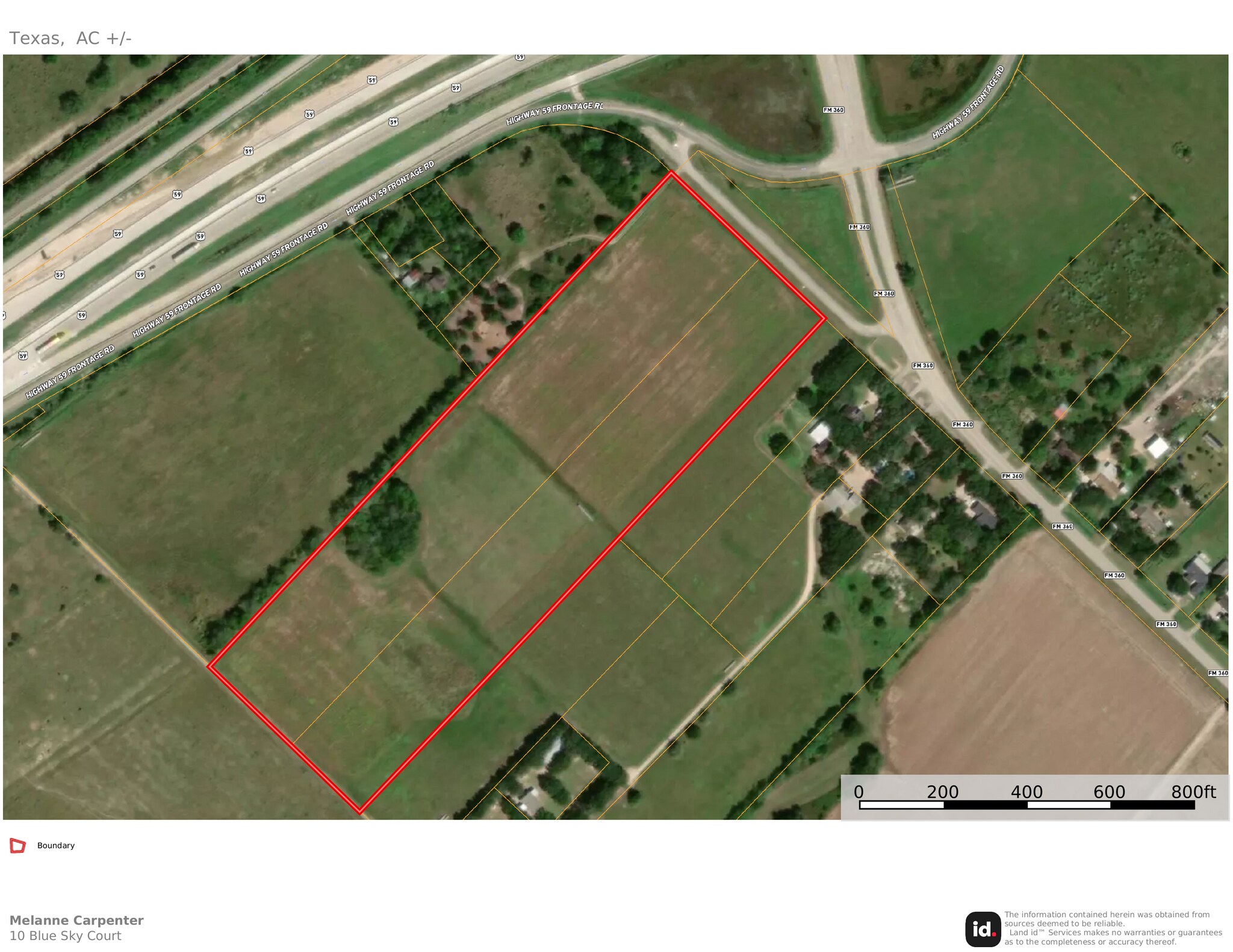 Beasley-needville Rd, Beasley, TX for sale Aerial- Image 1 of 1