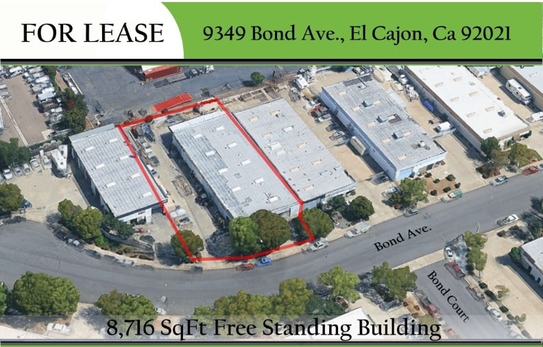 9349 Bond Ave, El Cajon, CA for lease - Building Photo - Image 1 of 3