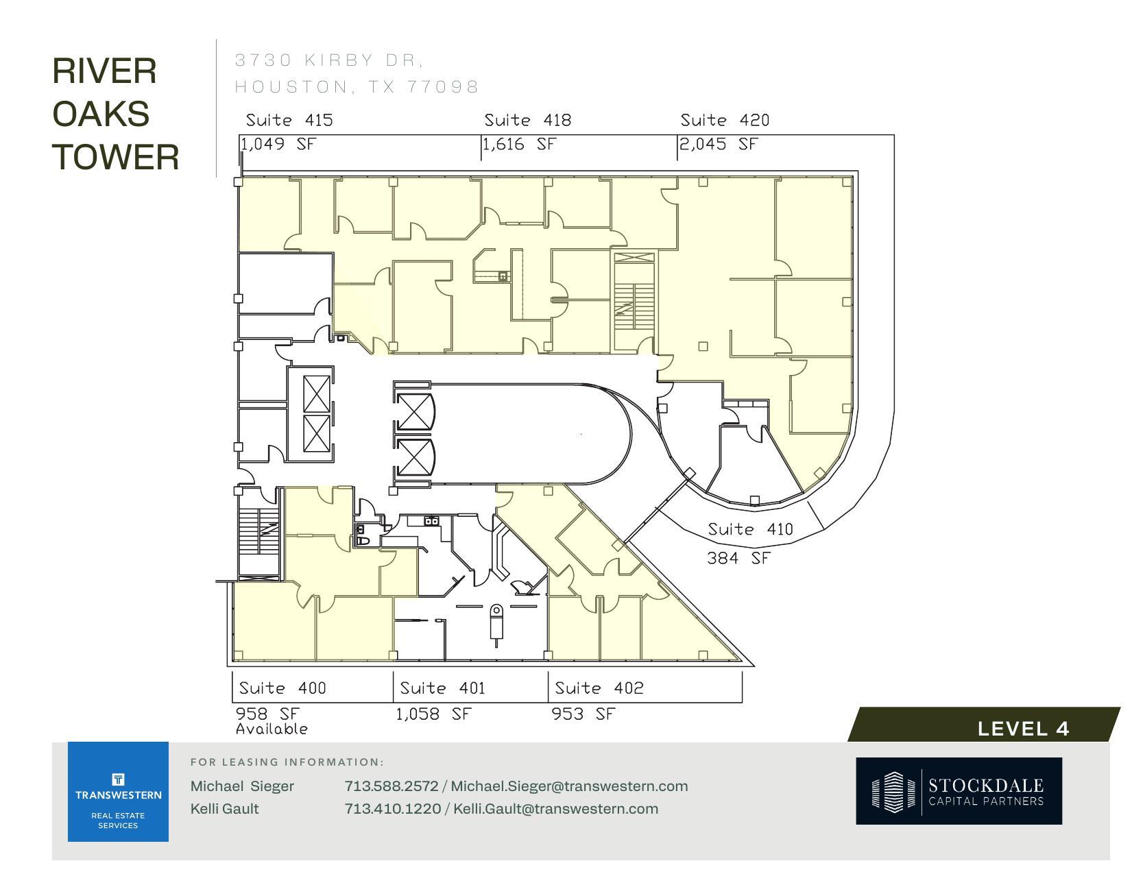 3730 Kirby Dr, Houston, TX for lease Floor Plan- Image 1 of 1