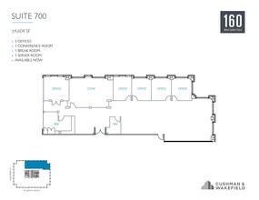 160 W Santa Clara St, San Jose, CA for lease Floor Plan- Image 1 of 1