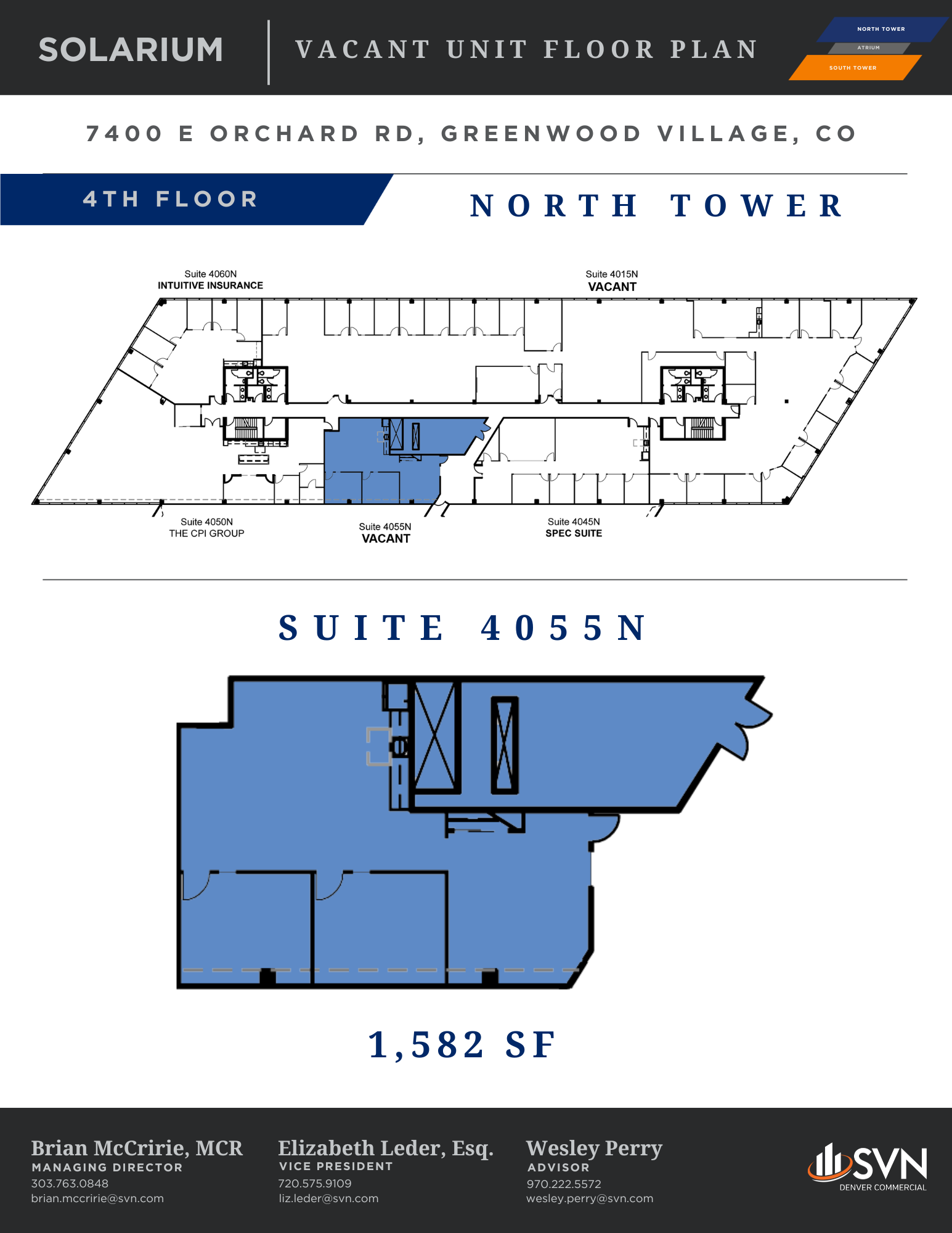 7400 E Orchard Rd, Greenwood Village, CO for lease Floor Plan- Image 1 of 1