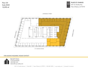 201 St. Charles Ave, New Orleans, LA for lease Site Plan- Image 1 of 1