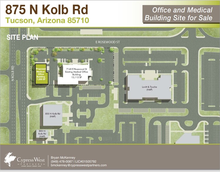 875 N Kolb Rd, Tucson, AZ for sale - Site Plan - Image 2 of 2