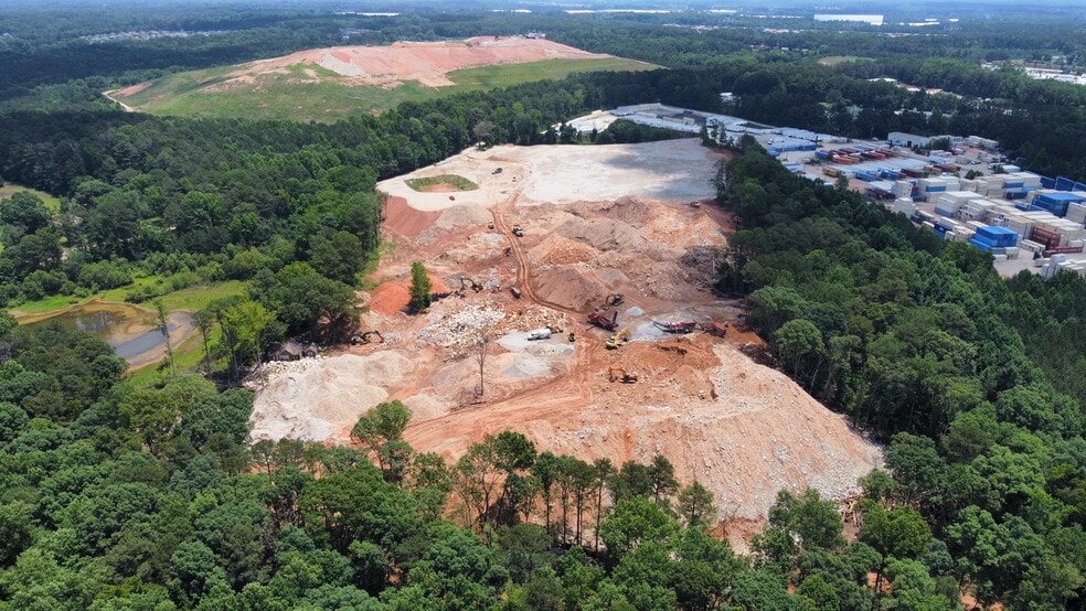 7635 Bishop Rd, Fairburn, GA for lease - Aerial - Image 3 of 7