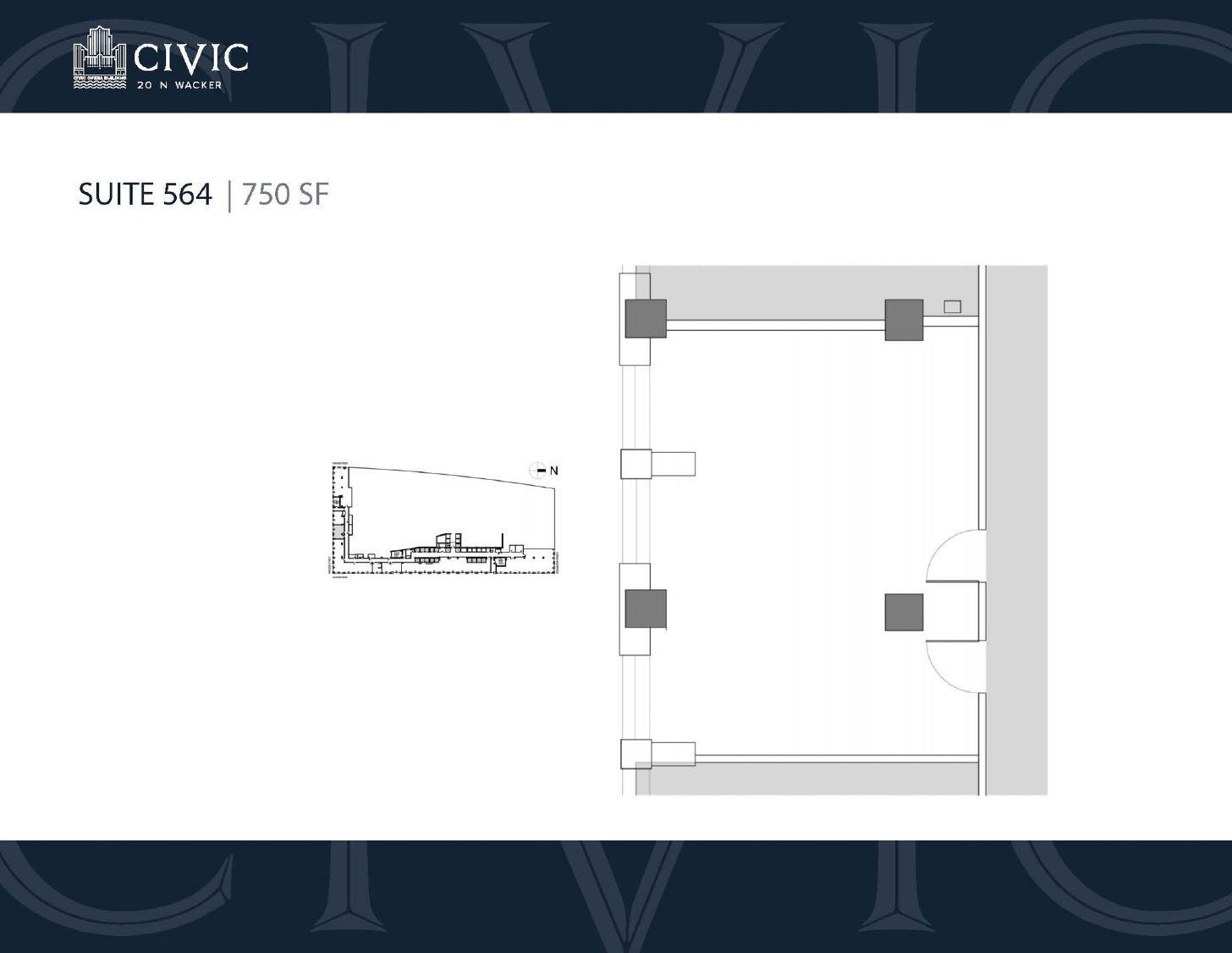 20 N Wacker Dr, Chicago, IL for lease Floor Plan- Image 1 of 1