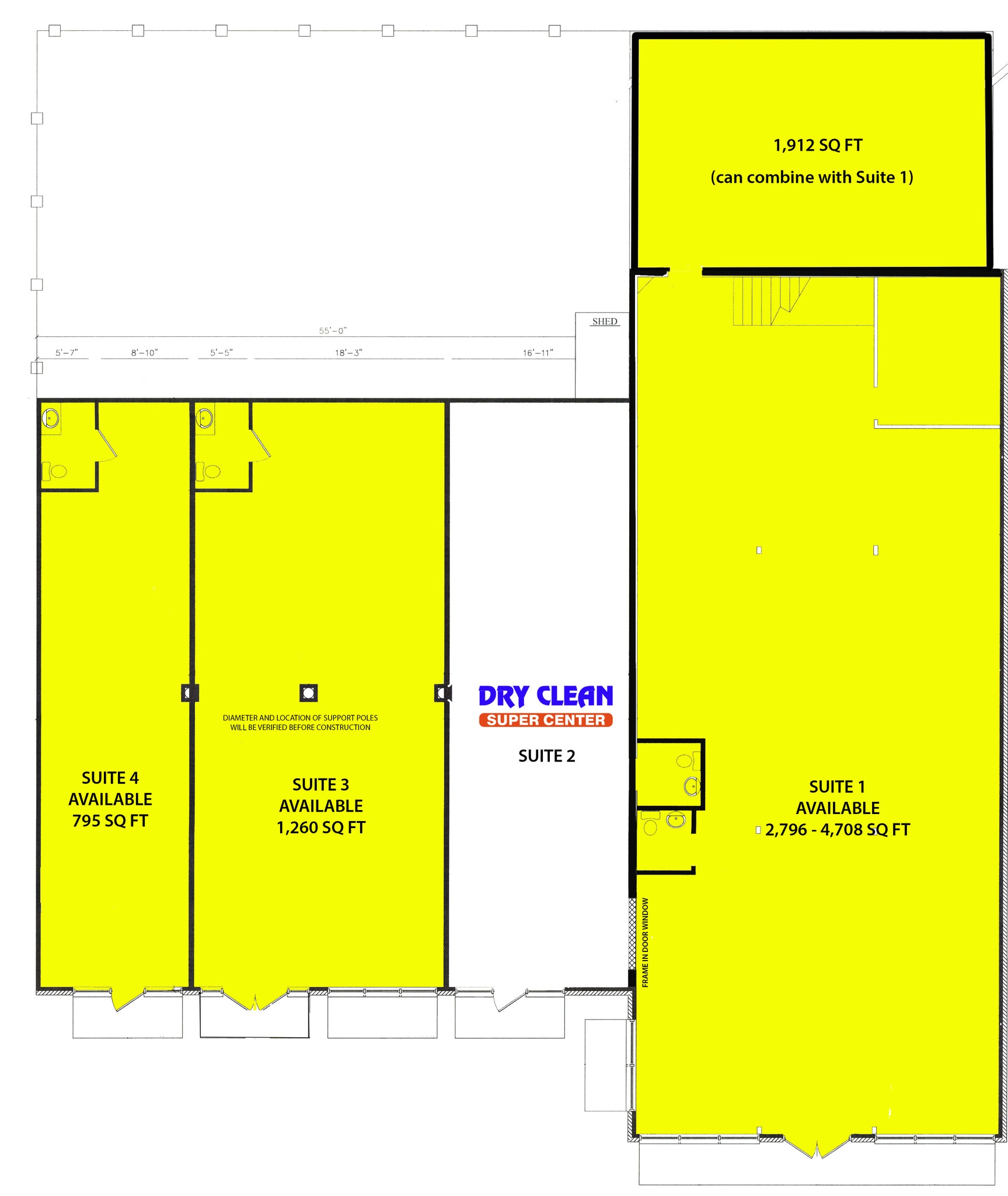 807 N Commerce St, Ardmore, OK for lease Floor Plan- Image 1 of 1