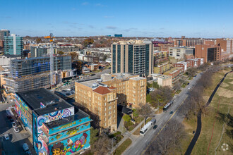 4600 J C Nichols Pky, Kansas City, MO - aerial  map view