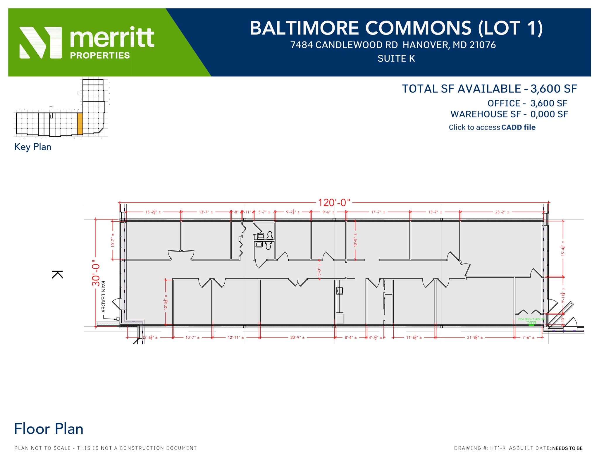 7455 New Ridge Rd, Hanover, MD for lease Floor Plan- Image 1 of 1