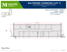 7455 New Ridge Rd, Hanover, MD for lease Floor Plan- Image 1 of 1
