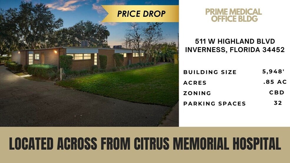 511 W Highland Blvd, Inverness, FL for sale - Building Photo - Image 1 of 1