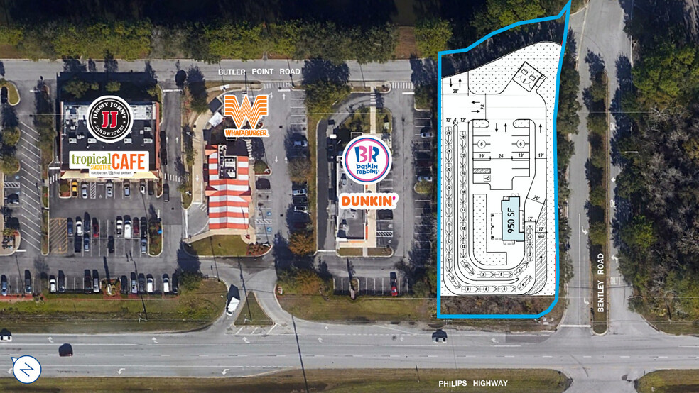 US 1, Jacksonville, FL for sale - Aerial - Image 2 of 2