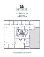 123 Slater St, Ottawa, ON for lease Floor Plan- Image 1 of 1