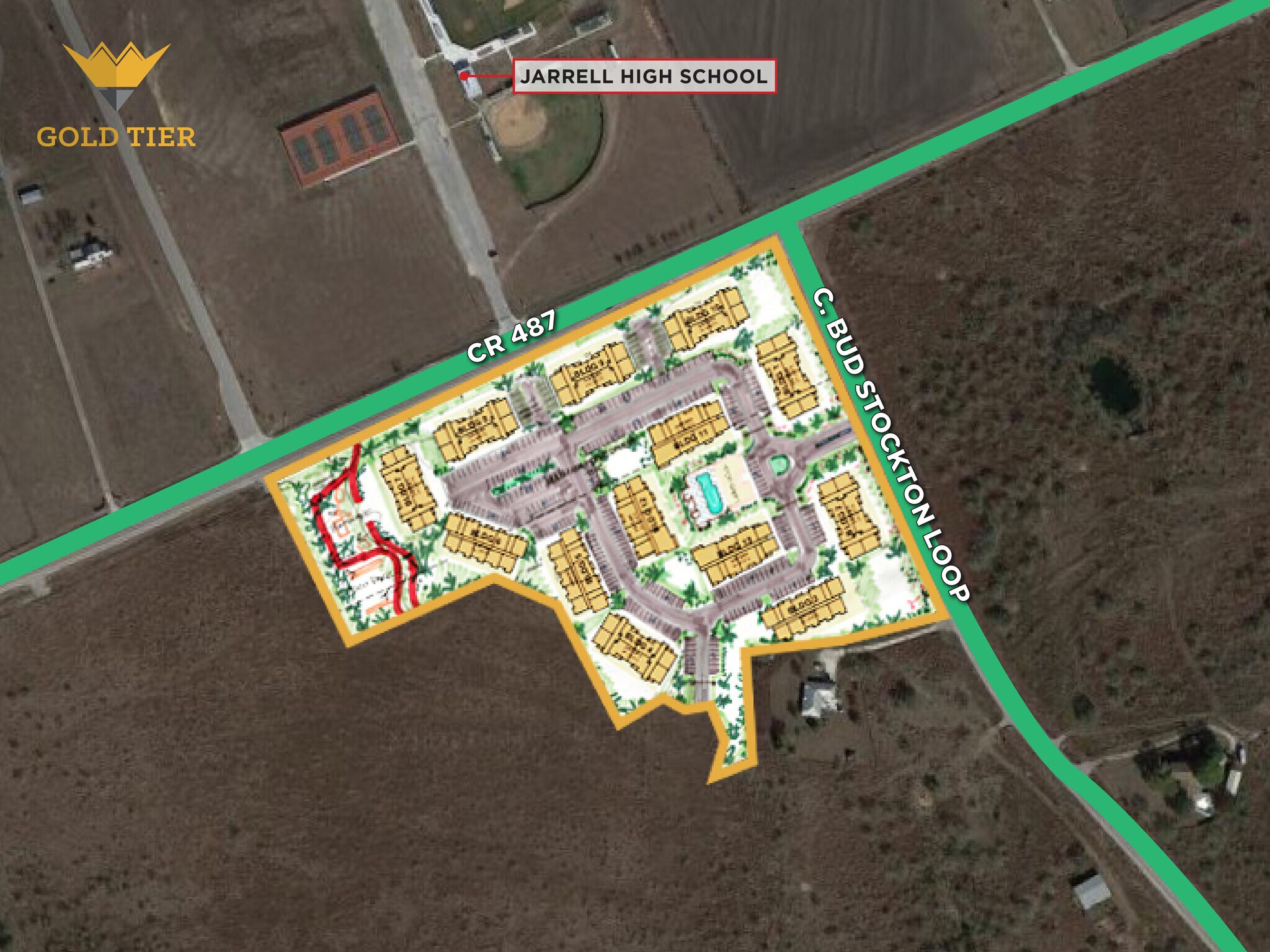 1200 FM 487, Jarrell, TX 76537 Entitled MultiFamily Site in Jarrell