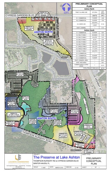 West Ashton Preserve, Winter Haven, FL for sale - Site Plan - Image 2 of 2