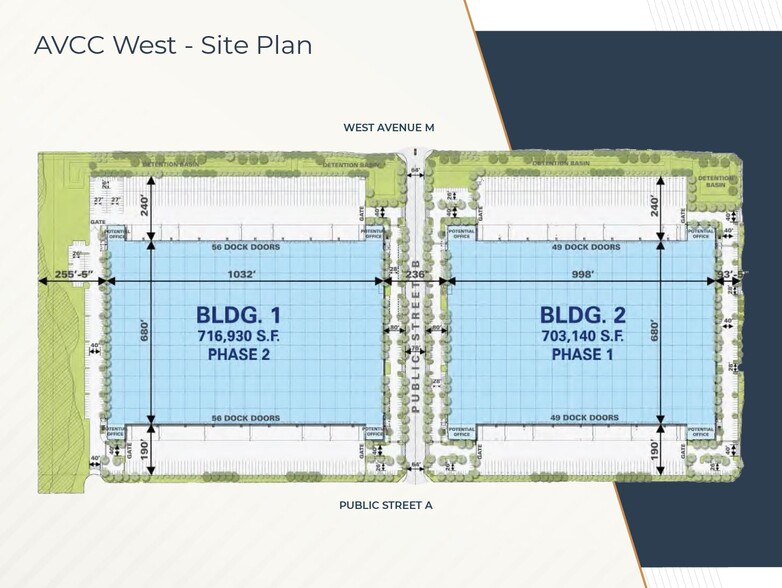 W Avenue M, Lancaster, CA for lease - Site Plan - Image 3 of 3