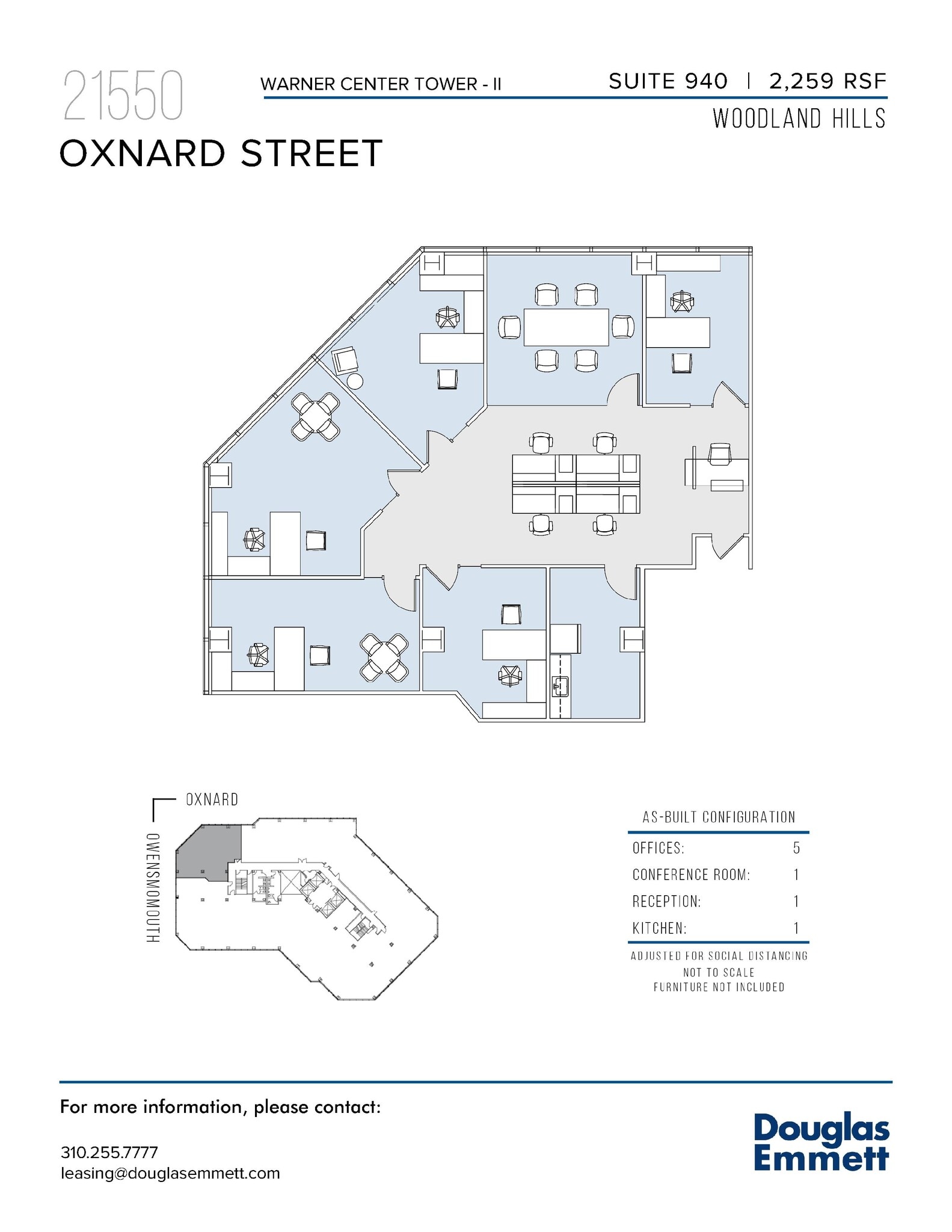 21550 Oxnard St, Woodland Hills, CA for lease Floor Plan- Image 1 of 1