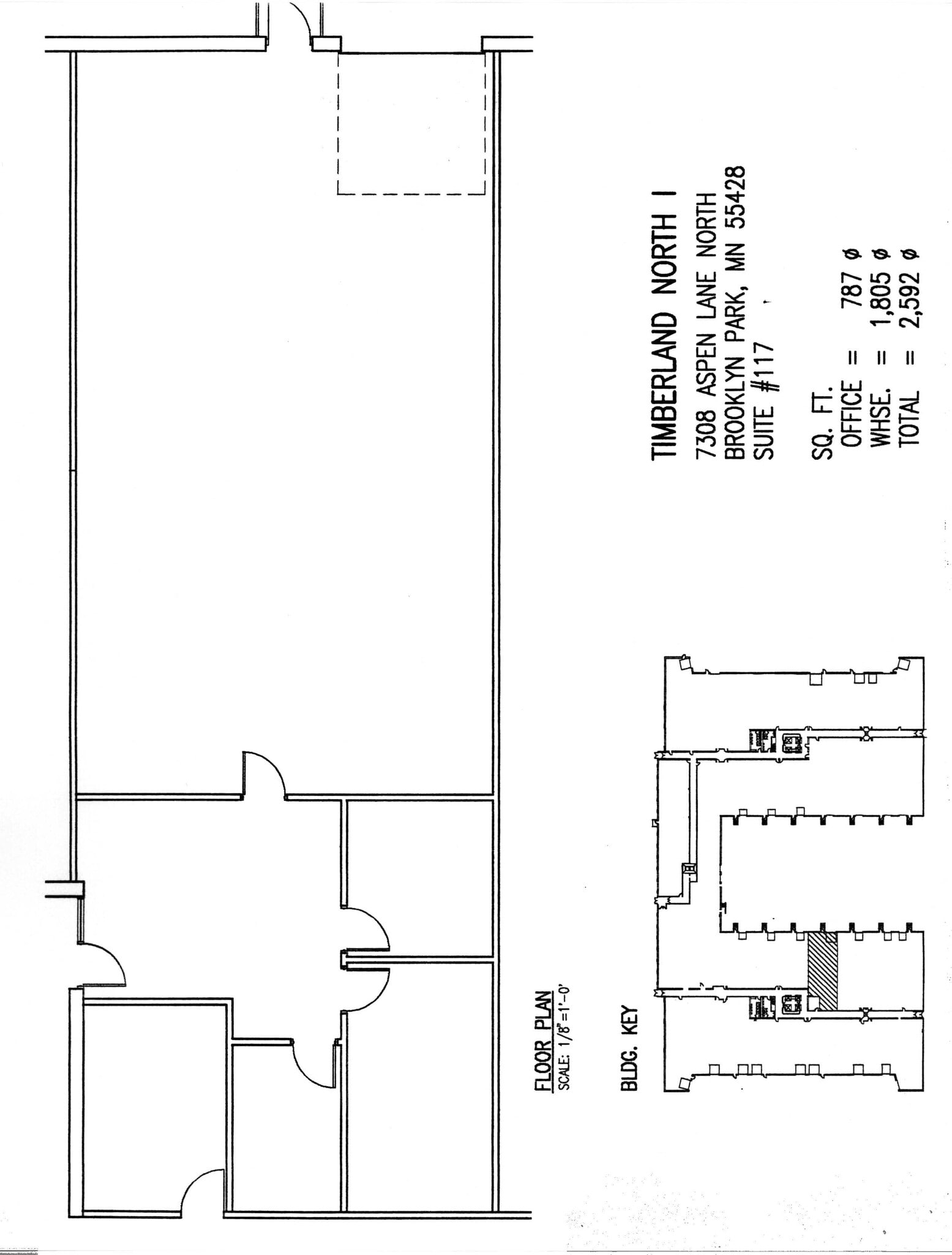 7308 Aspen Ln N, Brooklyn Park, MN for lease Floor Plan- Image 1 of 1