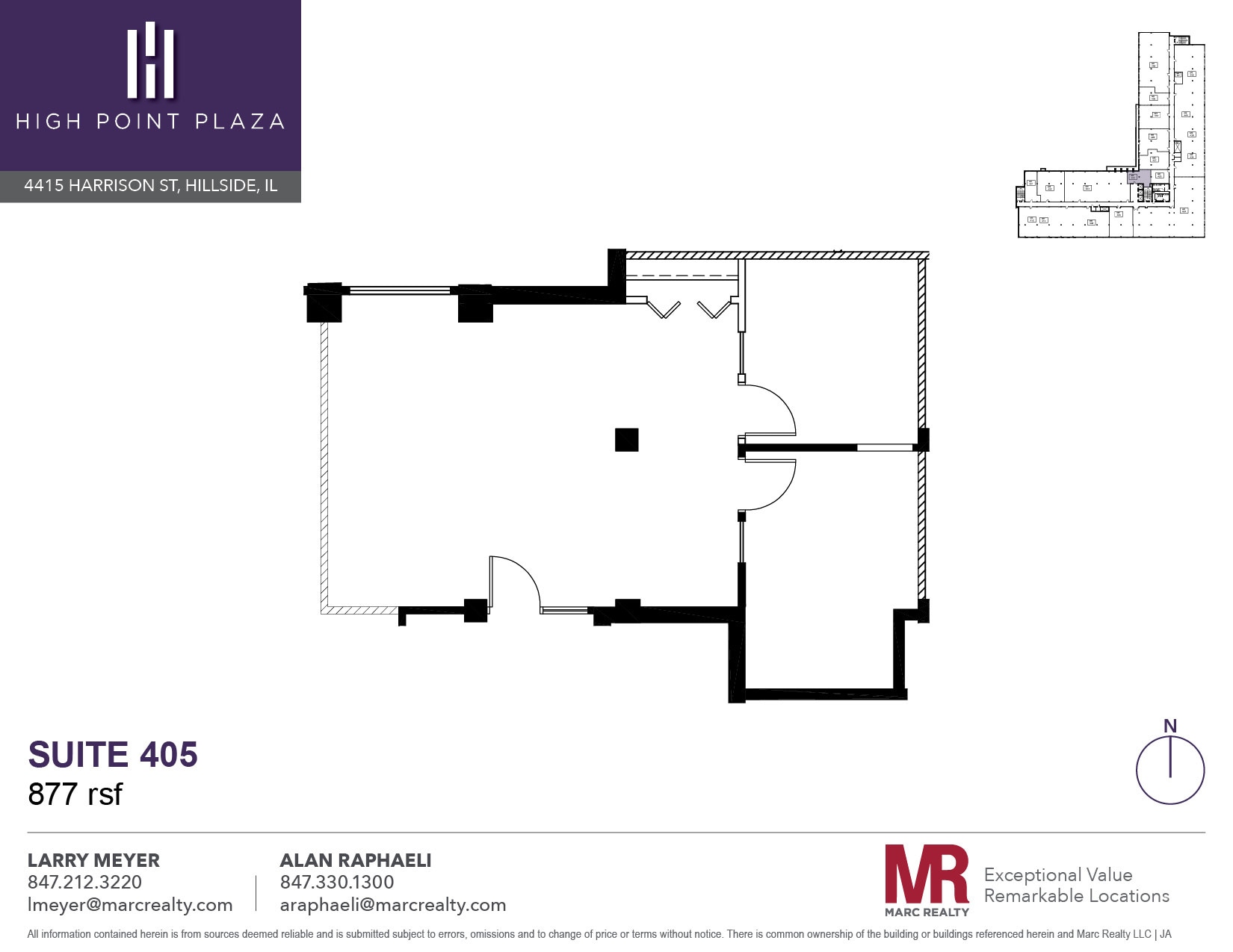 4415 W Harrison St, Hillside, IL for lease Floor Plan- Image 1 of 1