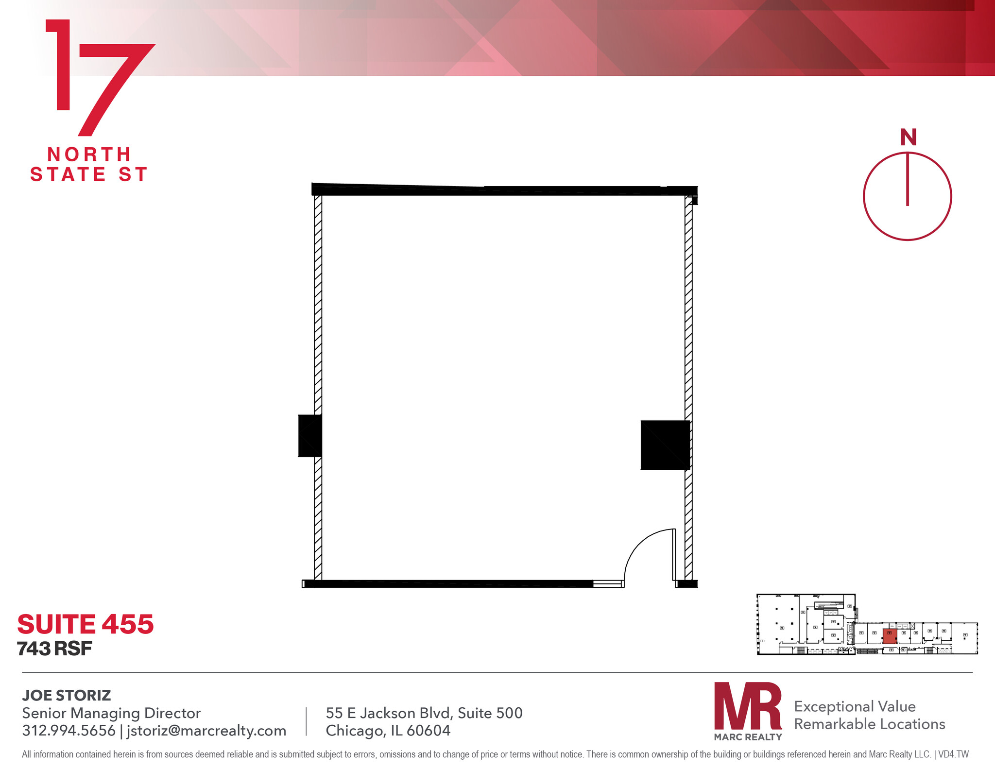 17 N State St, Chicago, IL for lease Floor Plan- Image 1 of 1