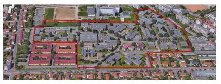 Vénissieux, RHO - AERIAL map view