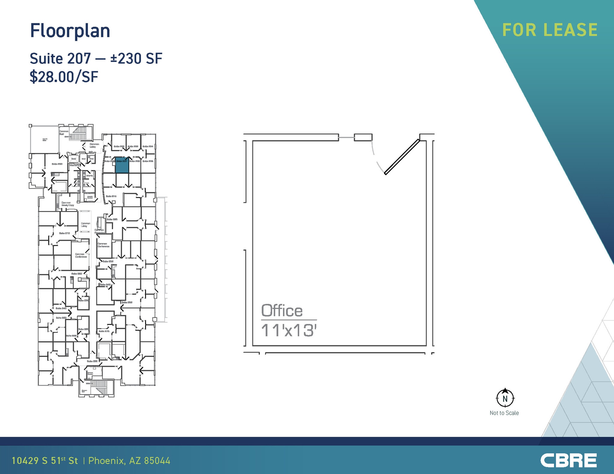 10429 S 51st St, Phoenix, AZ for lease Floor Plan- Image 1 of 1