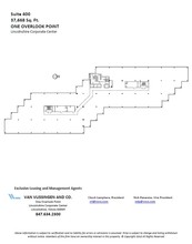 1 Overlook Pt, Lincolnshire, IL for lease Floor Plan- Image 1 of 7