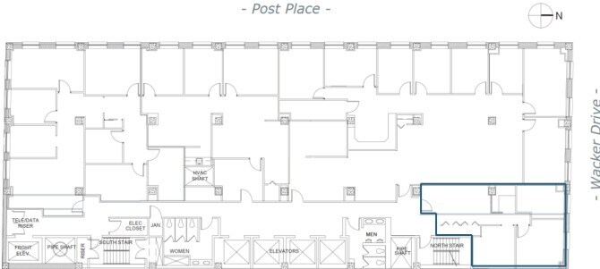 211 W Wacker Dr, Chicago, IL for lease Floor Plan- Image 1 of 1