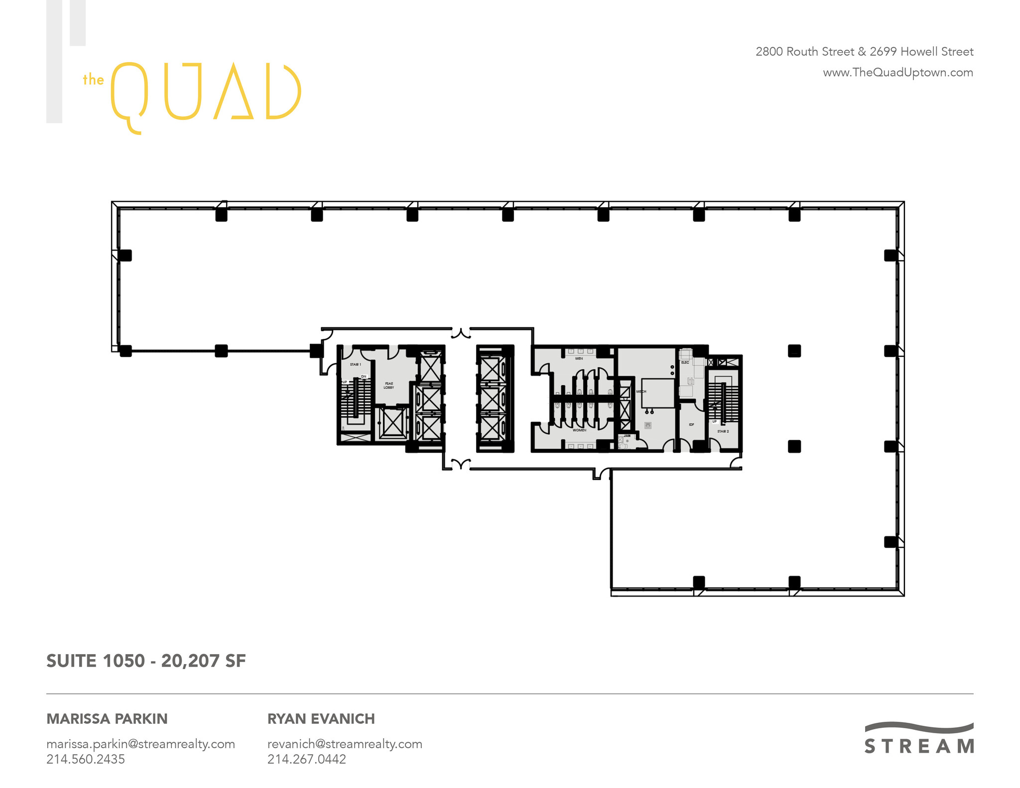 2699 Howell St, Dallas, TX for lease Floor Plan- Image 1 of 1