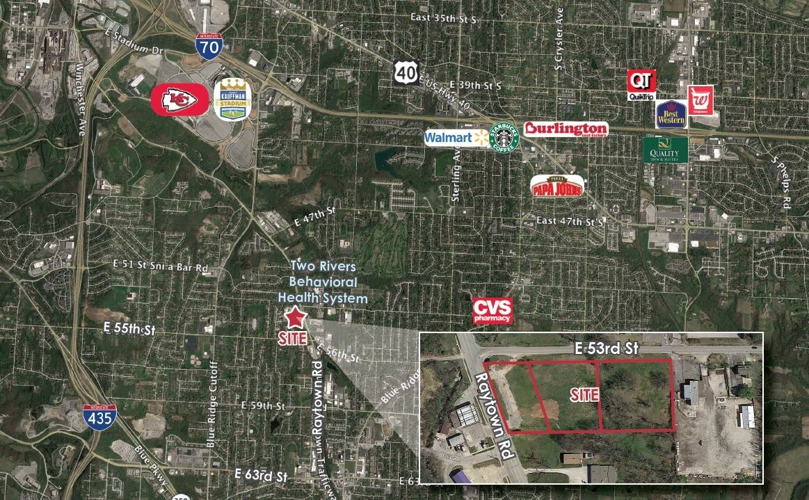 5305 Raytown Rd, Kansas City, MO for sale Aerial- Image 1 of 1