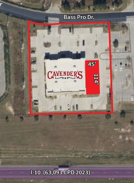 32000 Bass Pro Dr, Spanish Fort, AL for lease - Aerial - Image 2 of 2