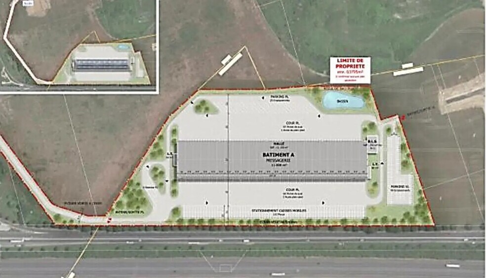 Industrial in Champagne-sur-Oise for lease - Site Plan - Image 3 of 3
