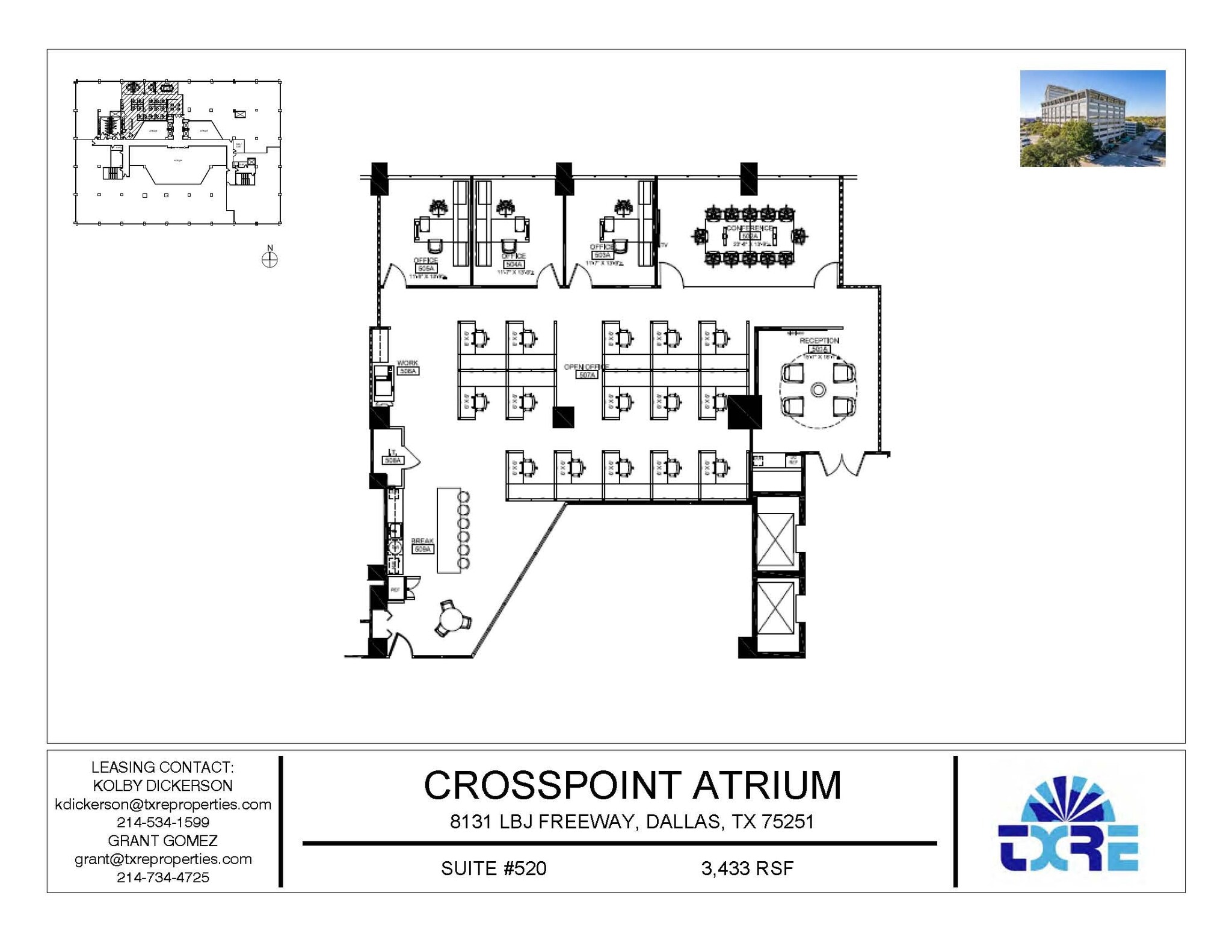8131 Lyndon B Johnson Fwy, Dallas, TX for lease Floor Plan- Image 1 of 1