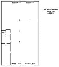 350 S Belt Line Rd, Irving, TX for lease Floor Plan- Image 2 of 6
