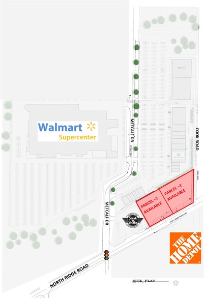 3635 N Ridge Rd E, Ashtabula, OH for lease - Site Plan - Image 2 of 3