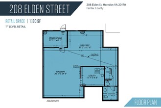 208 Elden St, Herndon, VA for lease Floor Plan- Image 1 of 1