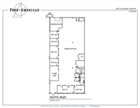 500 Turner Industrial Way, Aston, PA for lease Floor Plan- Image 1 of 1