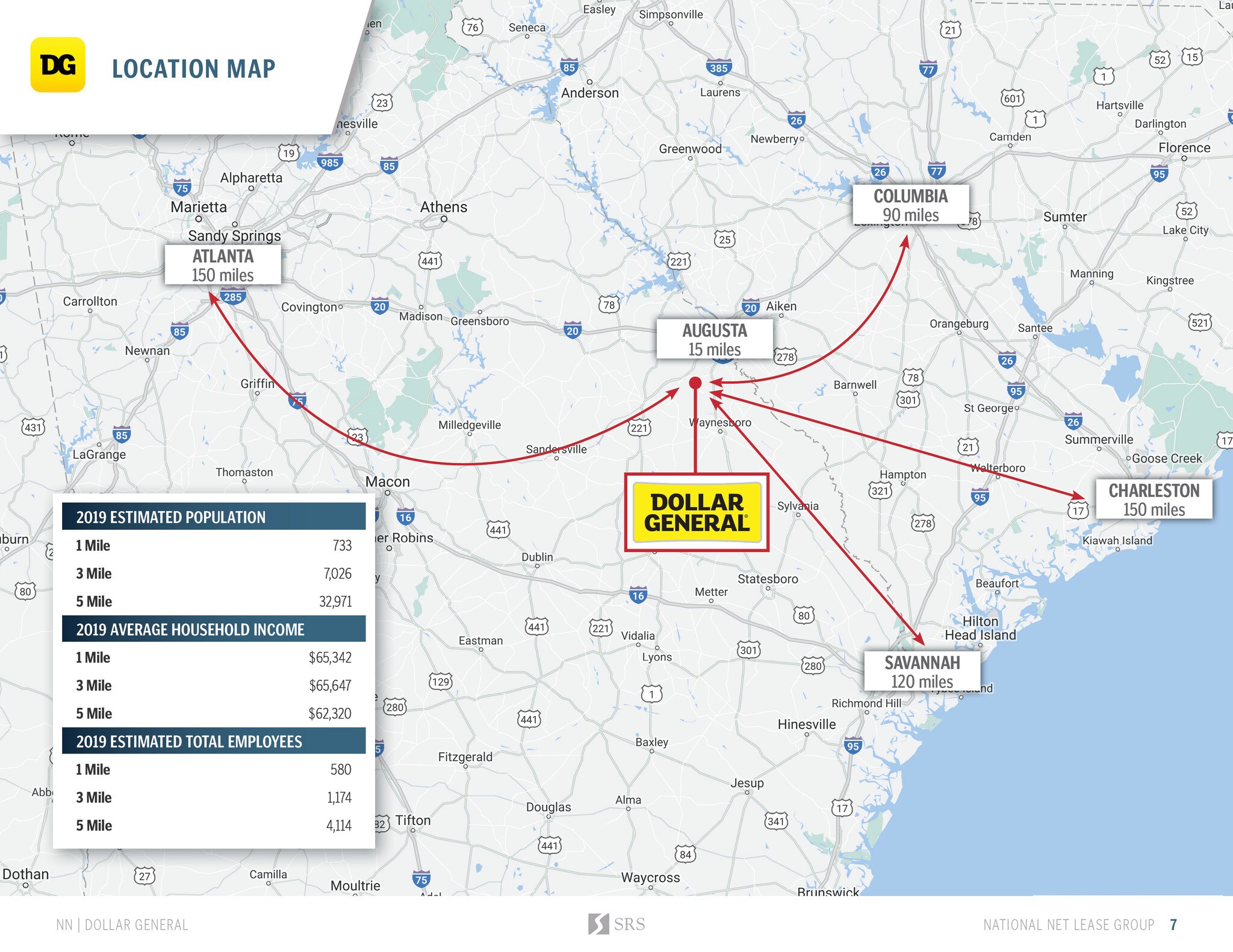 2464 Highway 88, Hephzibah, GA 30815 Dollar General