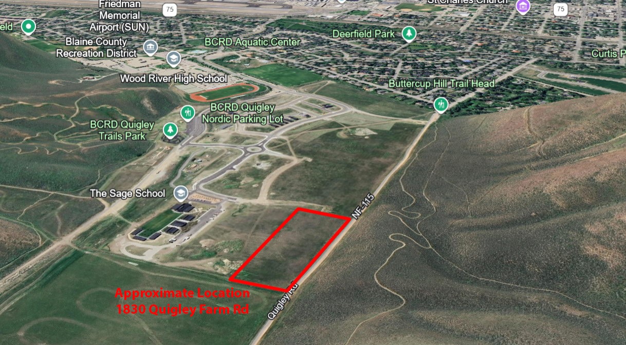 1830 Quigley Farm Rd, Hailey, ID for sale Primary Photo- Image 1 of 3