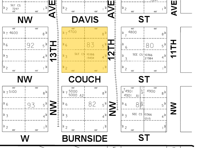 1202 NW Davis St, Portland, OR for sale - Plat Map - Image 1 of 1