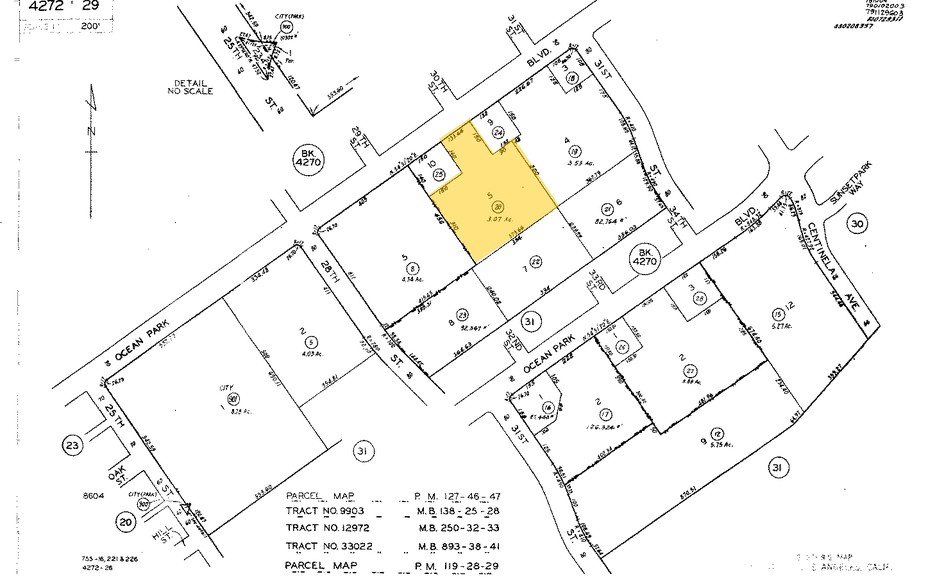 3000 Ocean Park Blvd, Santa Monica, CA for lease - Plat Map - Image 2 of 4