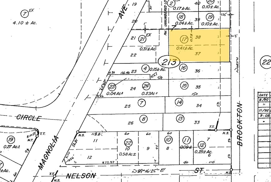 6735-6749 Brockton Ave, Riverside, CA for lease - Plat Map - Image 2 of 3