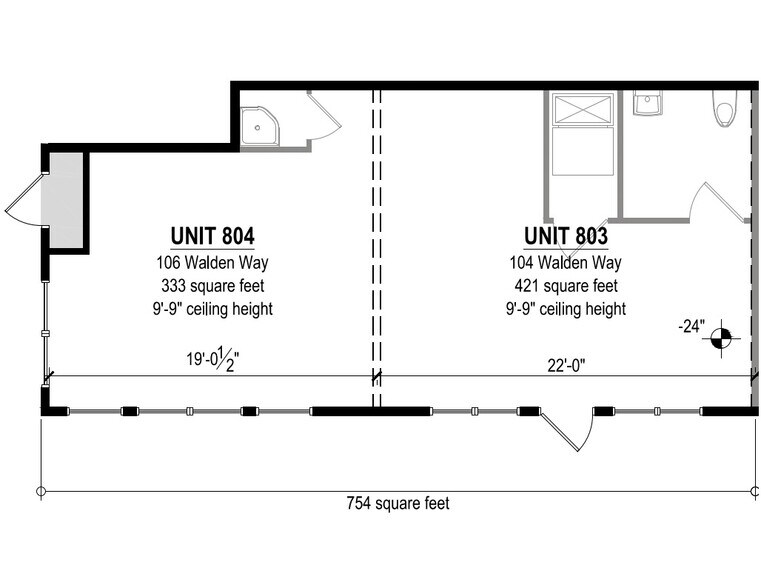 100-148 Walden Way, Mechanicsburg, PA for lease - Floor Plan - Image 2 of 18