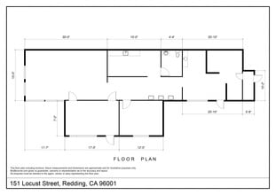 221 Locust St, Redding, CA for lease Floor Plan- Image 2 of 12