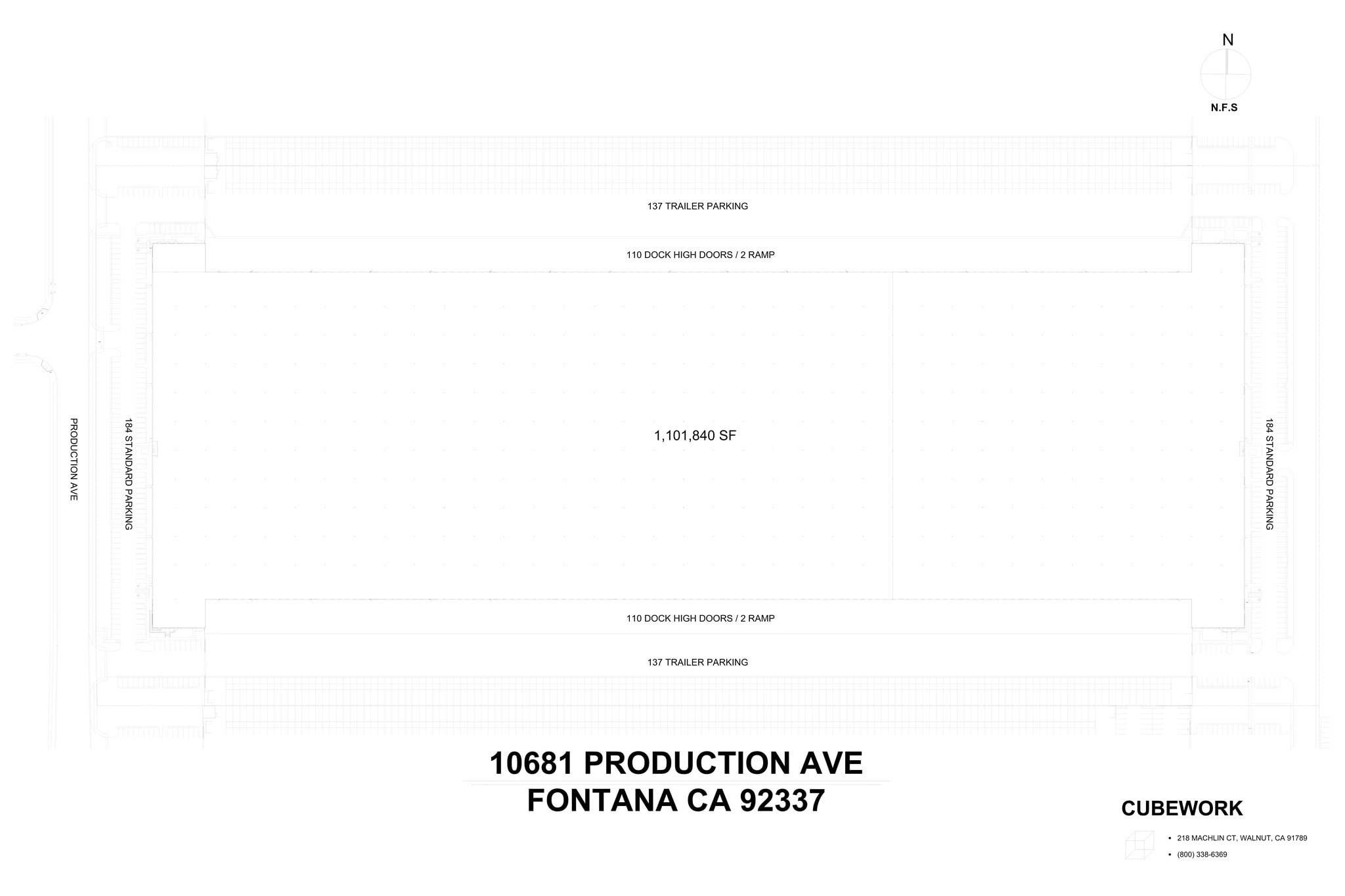 10681 Production Ave, Fontana, CA for lease Site Plan- Image 1 of 16