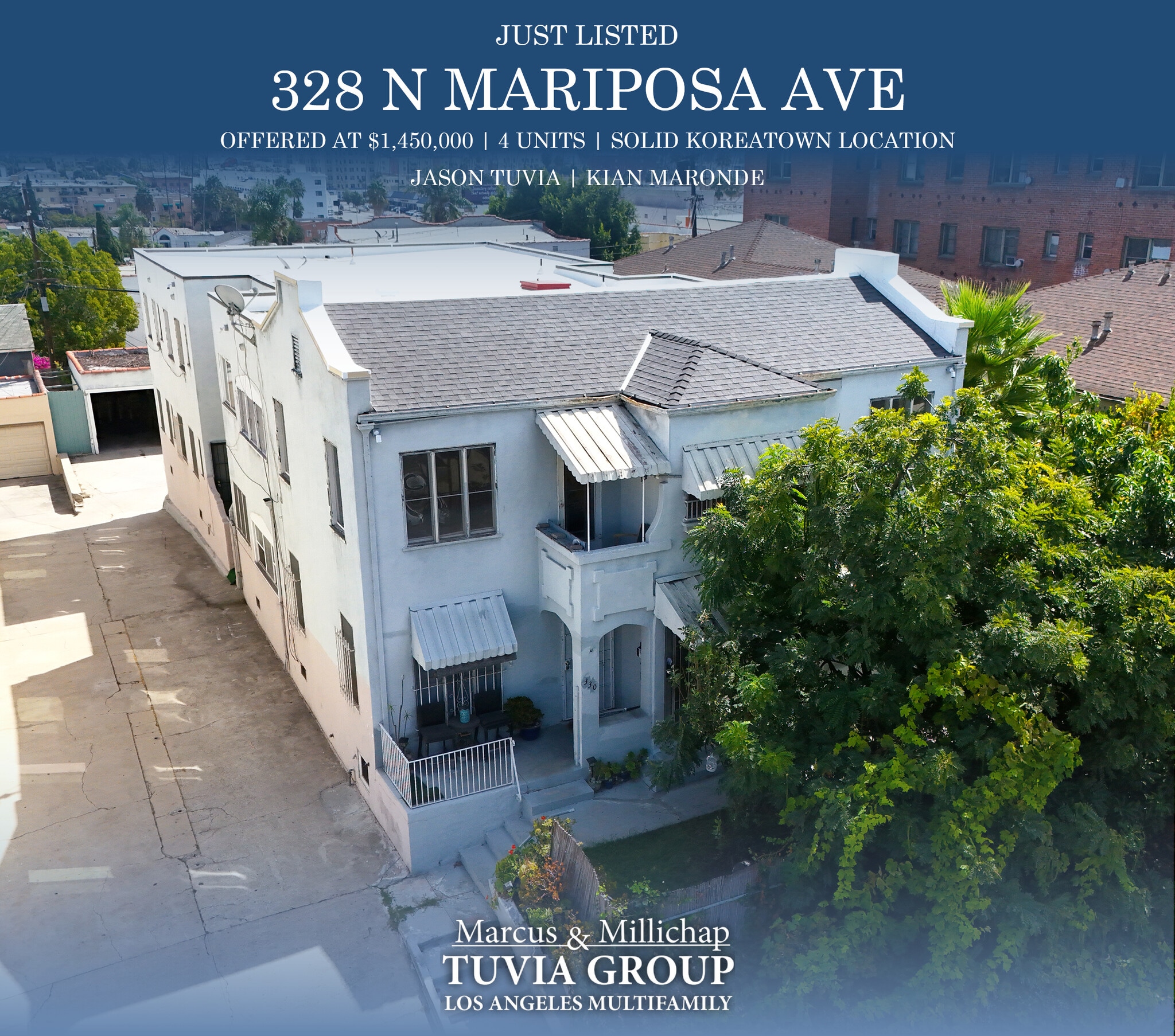 328 N Mariposa Ave, Los Angeles, CA for sale Primary Photo- Image 1 of 8